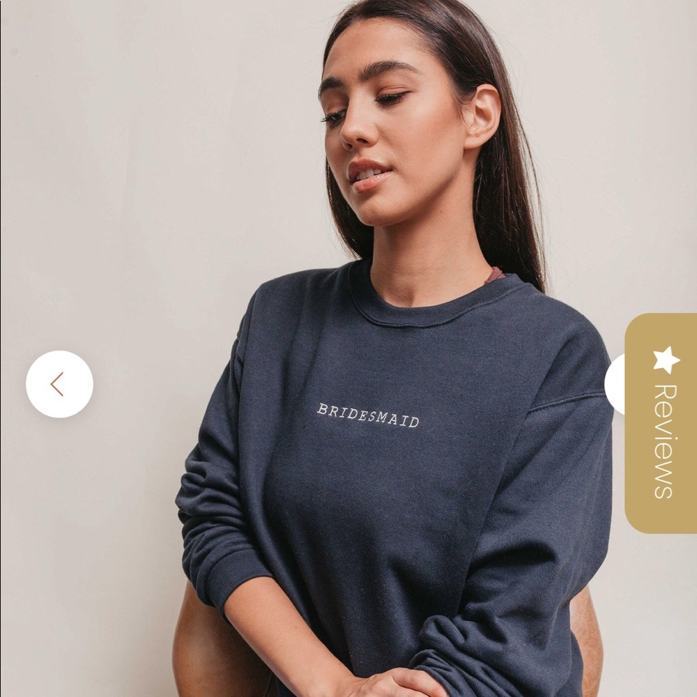 Navy Bridesmaid Sweater